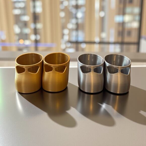 Replacement Shoes 16” Cabbage Patch 3D Printed 2 Pairs Gold & Silver Mary Jane’s - Picture 1 of 1